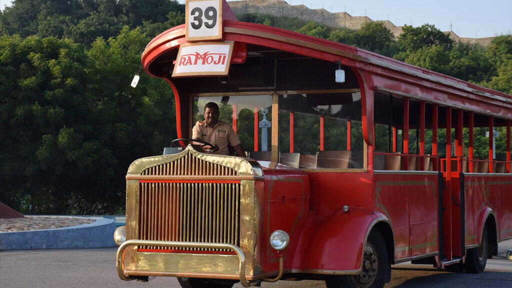 Ramoji-film-city-World's-largest-film-studio-bus